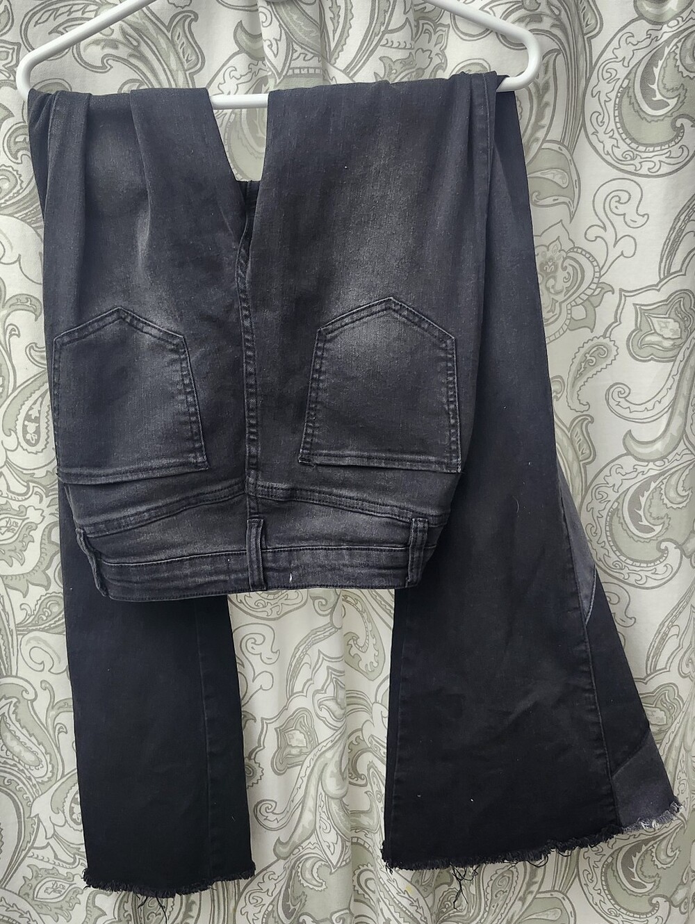 YMI Black Washed Gigi Fit Flare Jeans